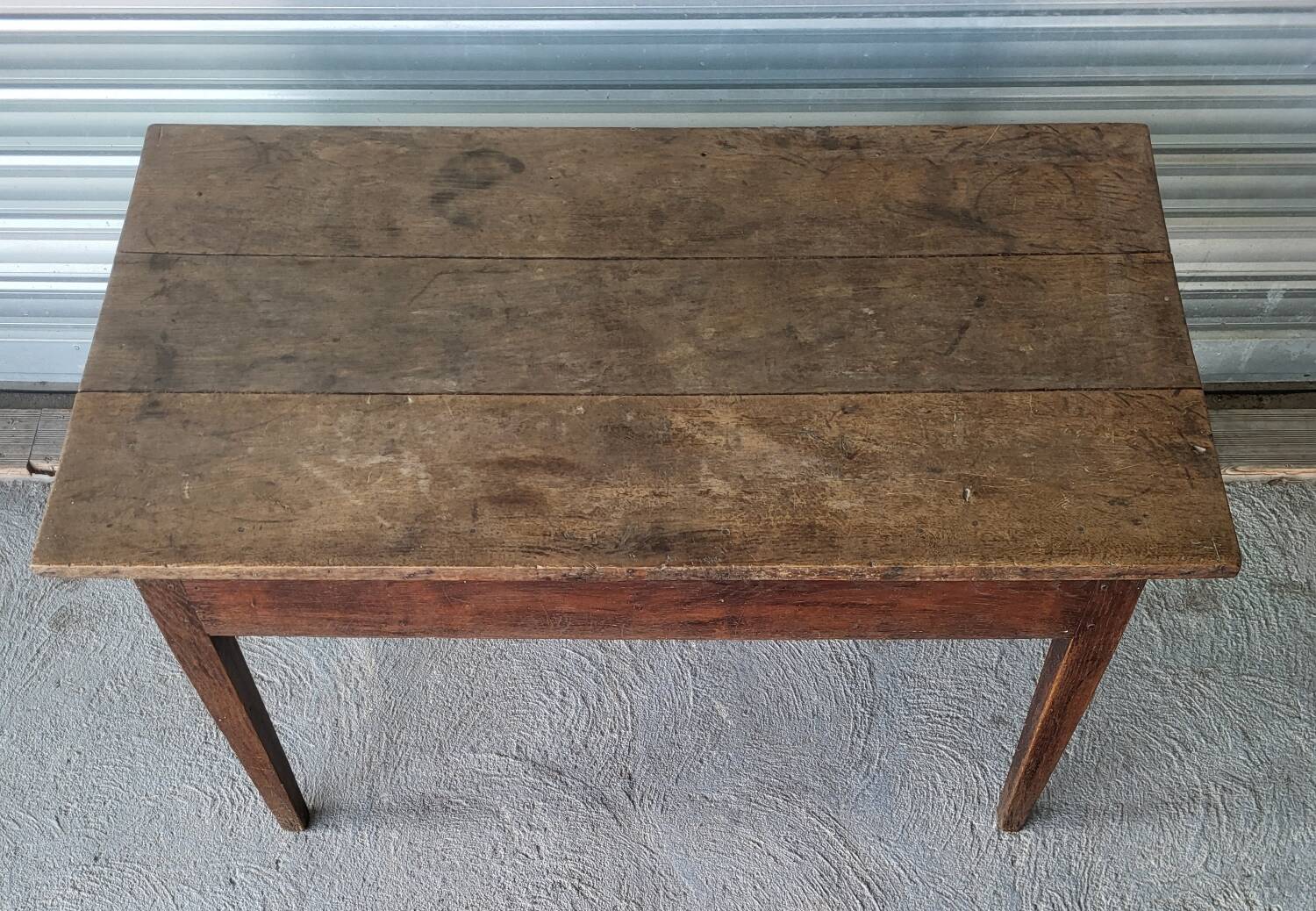Authentic very old farmhouse table in good condition.