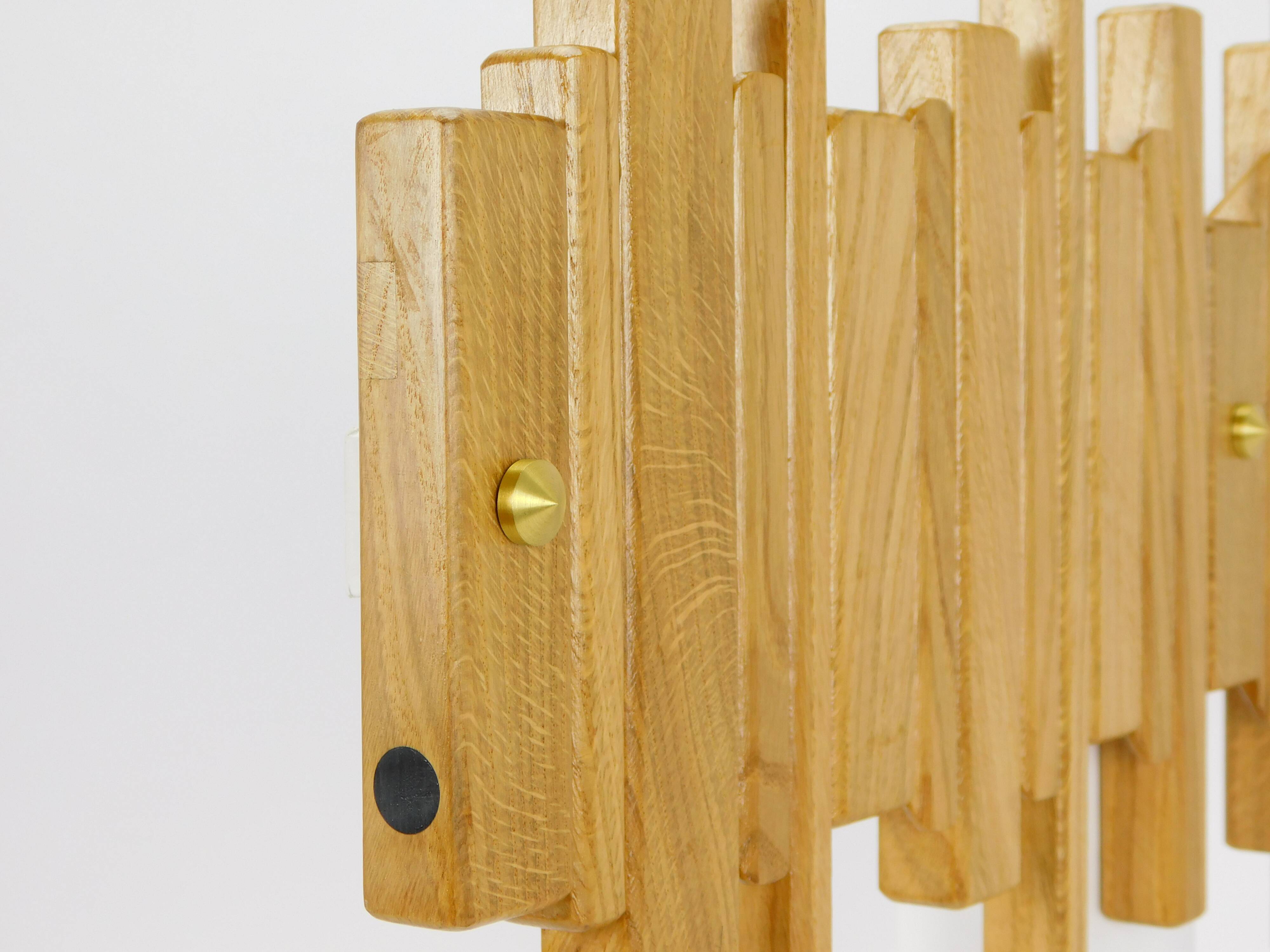 Piano Coat Rack Type 3 Oak 60 cm