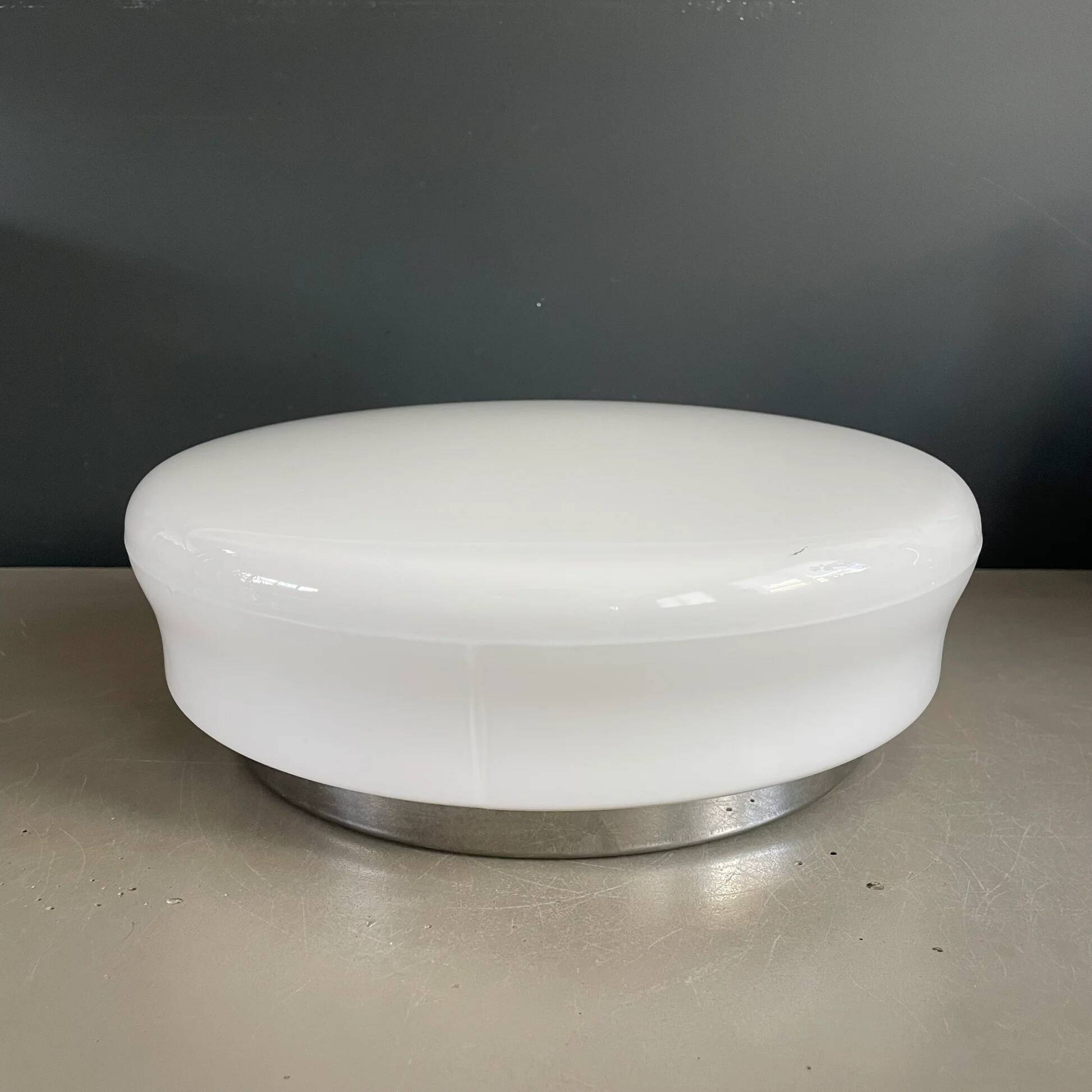 White glass ceiling light Ikea