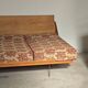 Folding sofa bed Canapé banquette Interier Praha 1960 floral pattern fabric