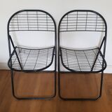 Set of 2 Alland folding chairs by Niels Gamelsgaard