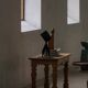 Table / Occasional Table in Carved Solid Oak from the Mid-Century by a Danish Cabinetmaker, 1979