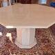 Dining table in travertine from the 1970s/1980s.
