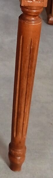 Antique Louis XVI style cane armchair