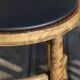 6 BAUMANN seagull chairs dark beech black skai