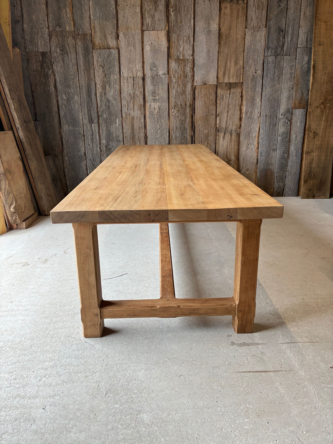 XXL farmhouse table in solid oak