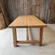 XXL farmhouse table in solid oak