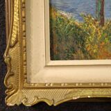 Italian landscape signed painting 20th century