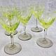 Service de 5 verres à vin aperitif en ouraline