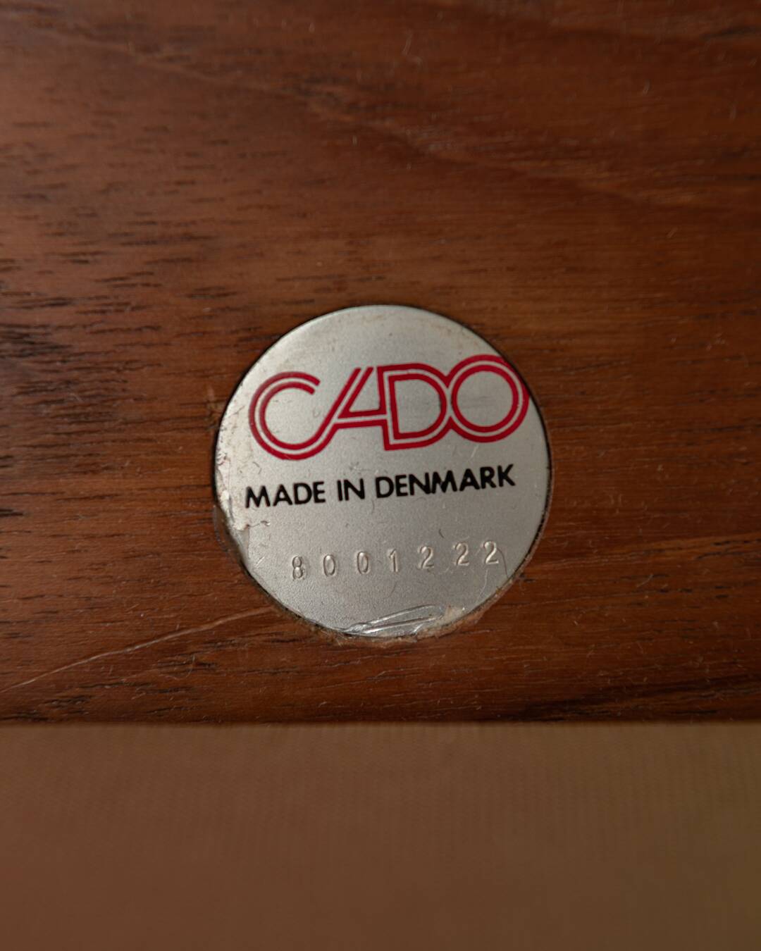 Vintage Senator Two-Seater Sofa by Ole Wanscher for Cado Danish Teak 1960s