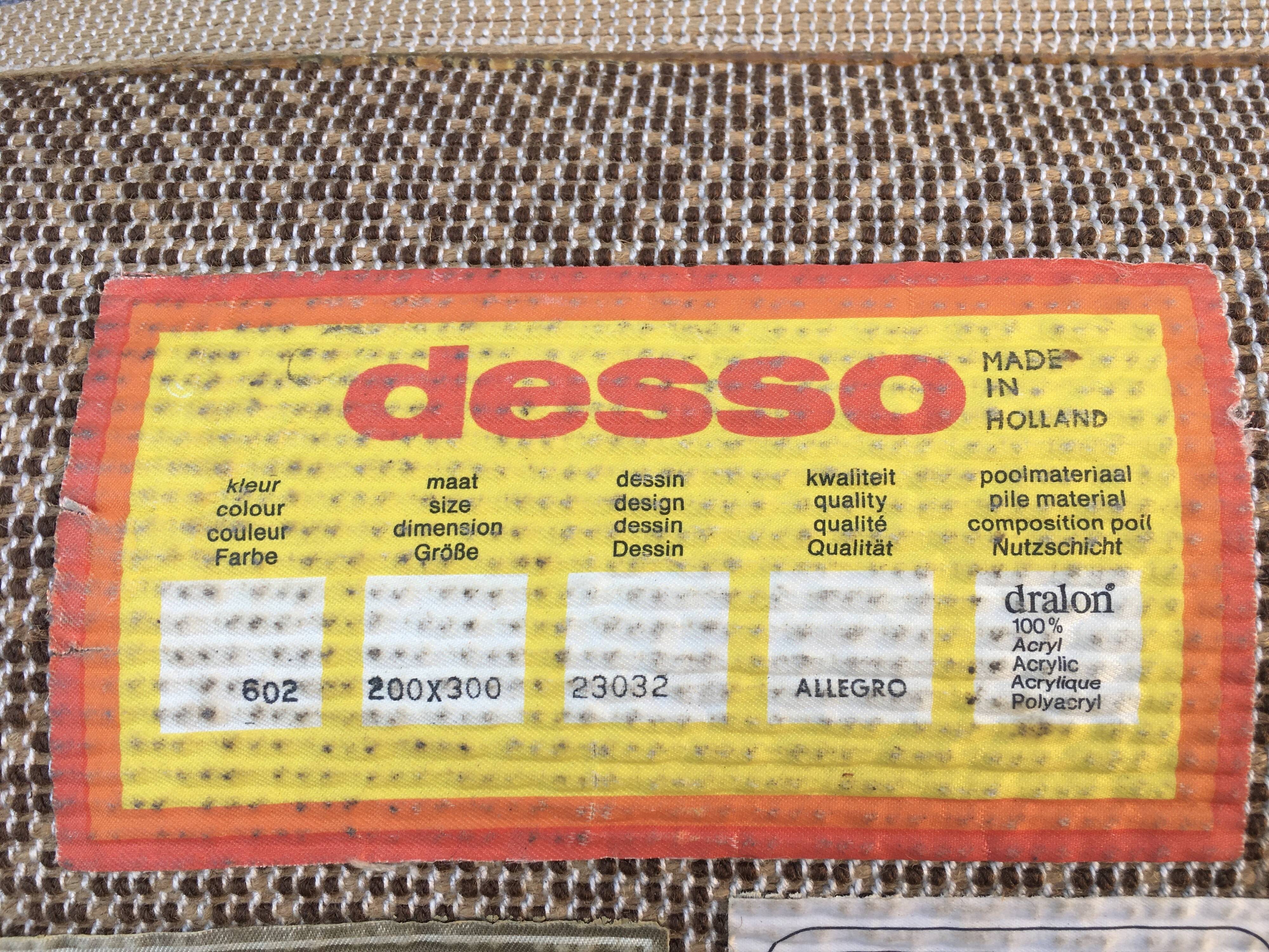 Desso carpet, Holland 70s