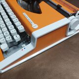 Olympia typewriter, orange