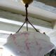 Marbled opalescent art deco pendant light Ø 35 cm