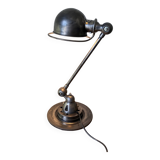 Jieldé lamp 1 arm 40cm industrial graphite Jean Louis Domecq 1950