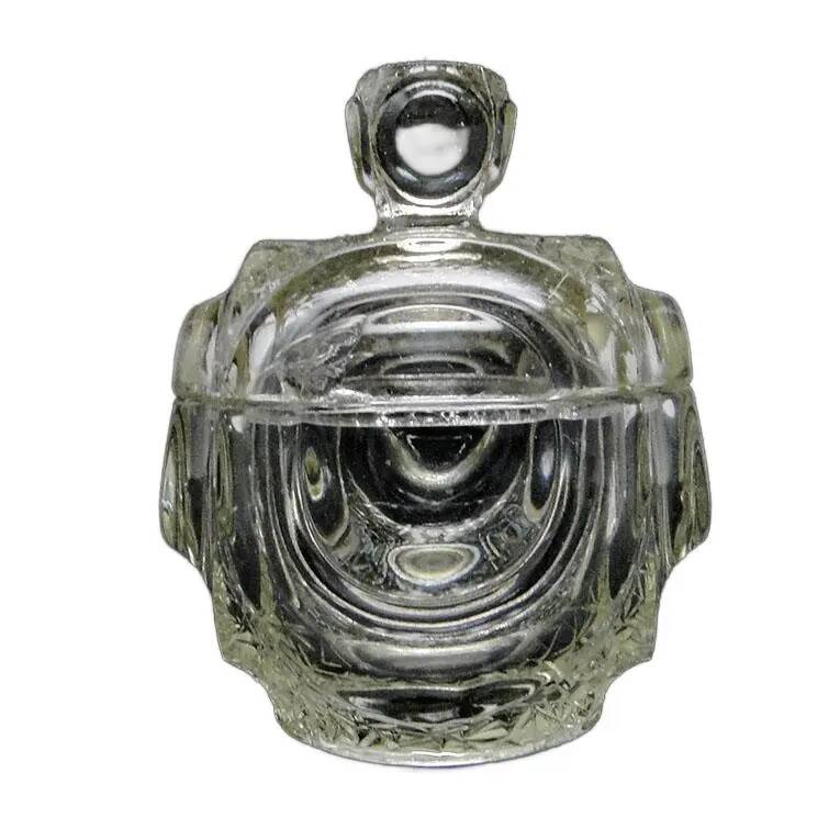 Sugar bowl, postmodern new look, glass, Poland, 1970s