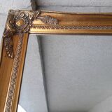 Rectangular gold mirror