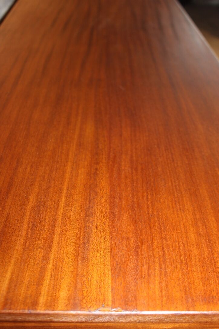 Teak and zebrano sideboard
