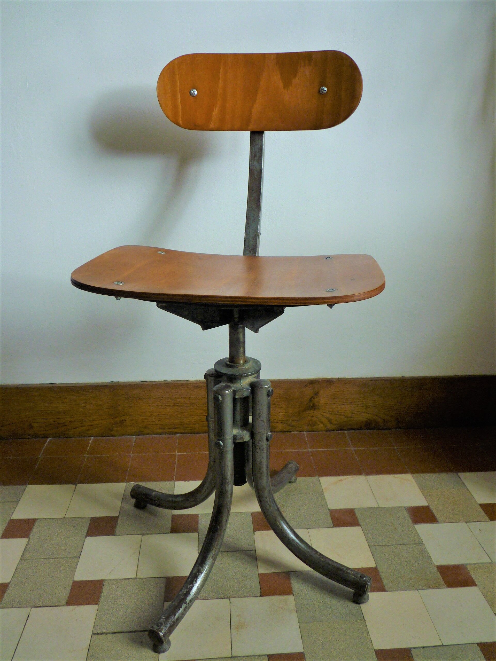 Chair, vintage stool 1950