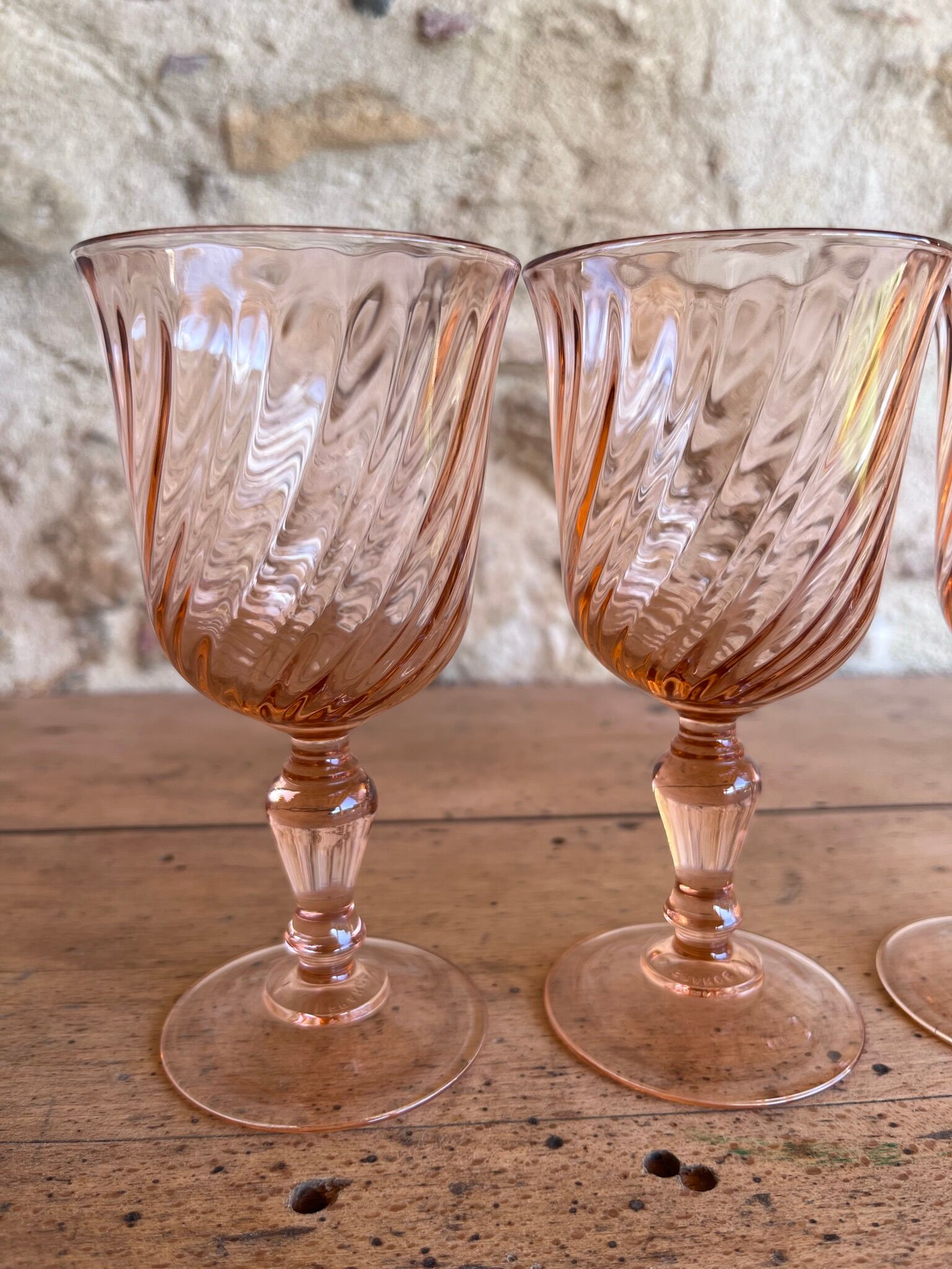 6 verres à vin Rosaline