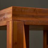 Square Top Pinewood Dining Table