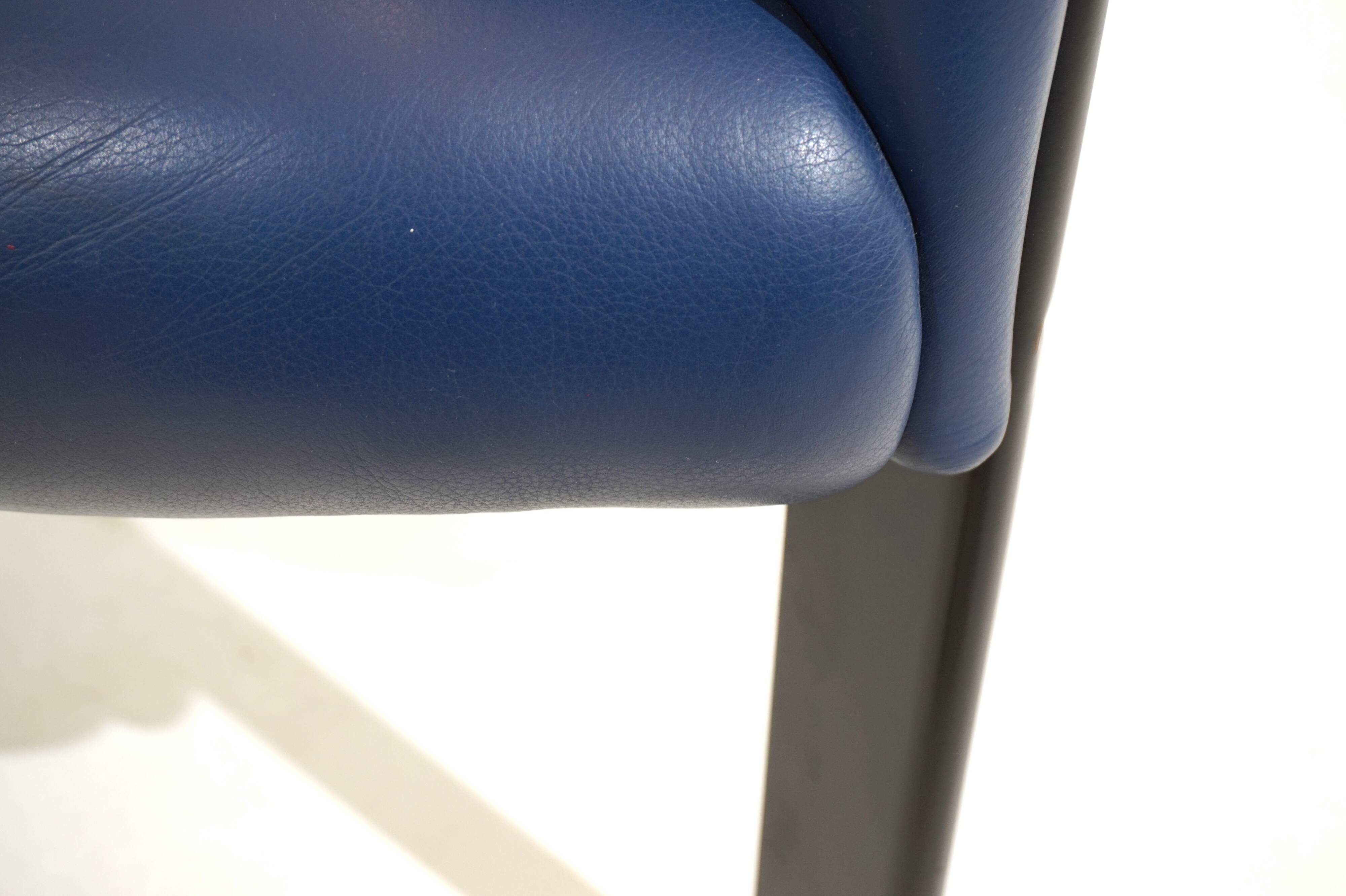 Fauteuil en cuir Poltrona Frau Interlude de Marco Zanuso