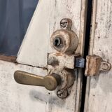 Art Deco double-leaf glass door