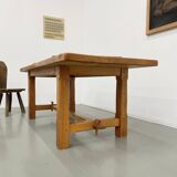 2m solid elm farmhouse table
