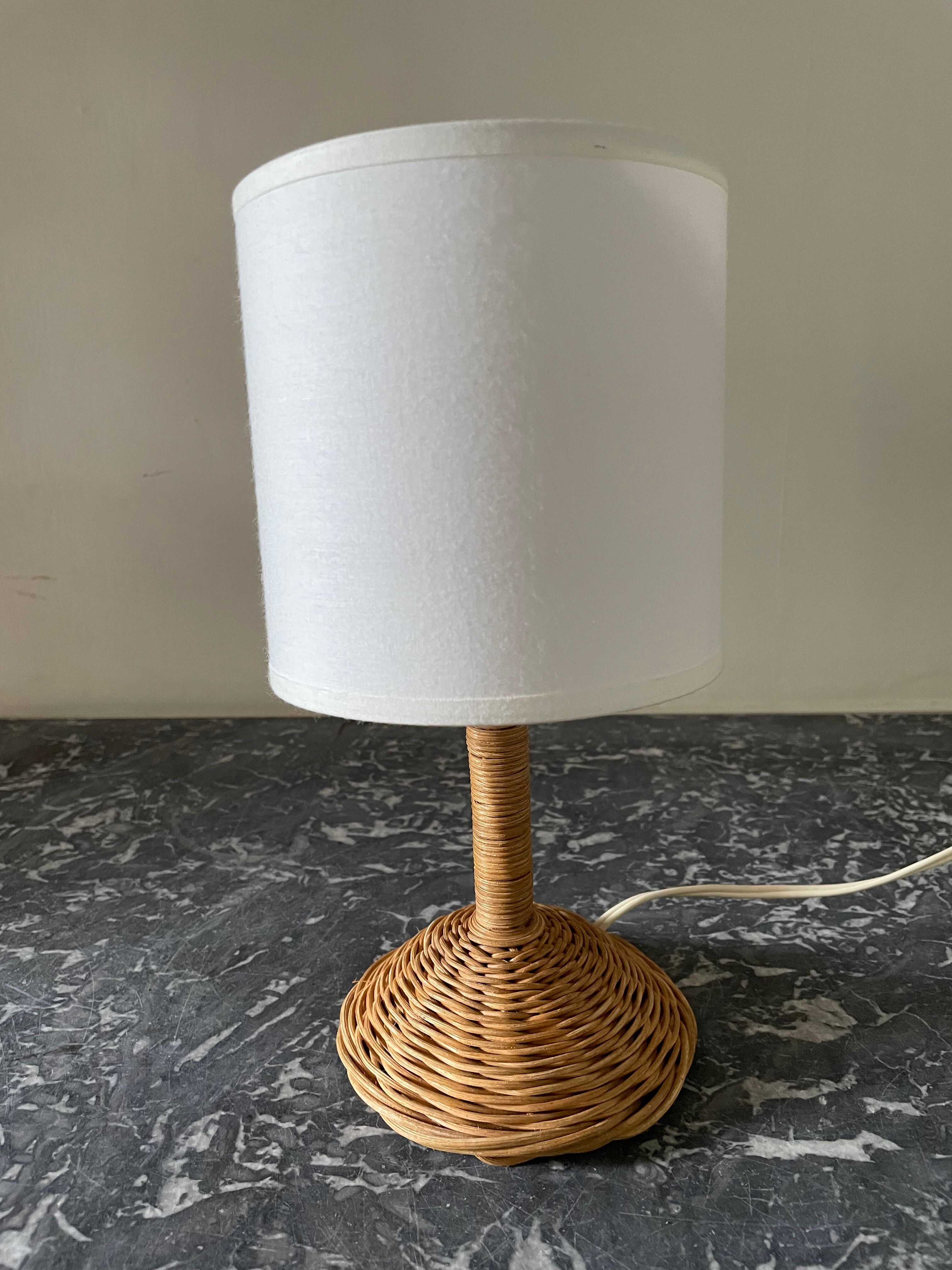 Lampe rotin