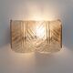 Pair of Barovier & Toso Murano Glass Wall Lights with Copper Details, Italy