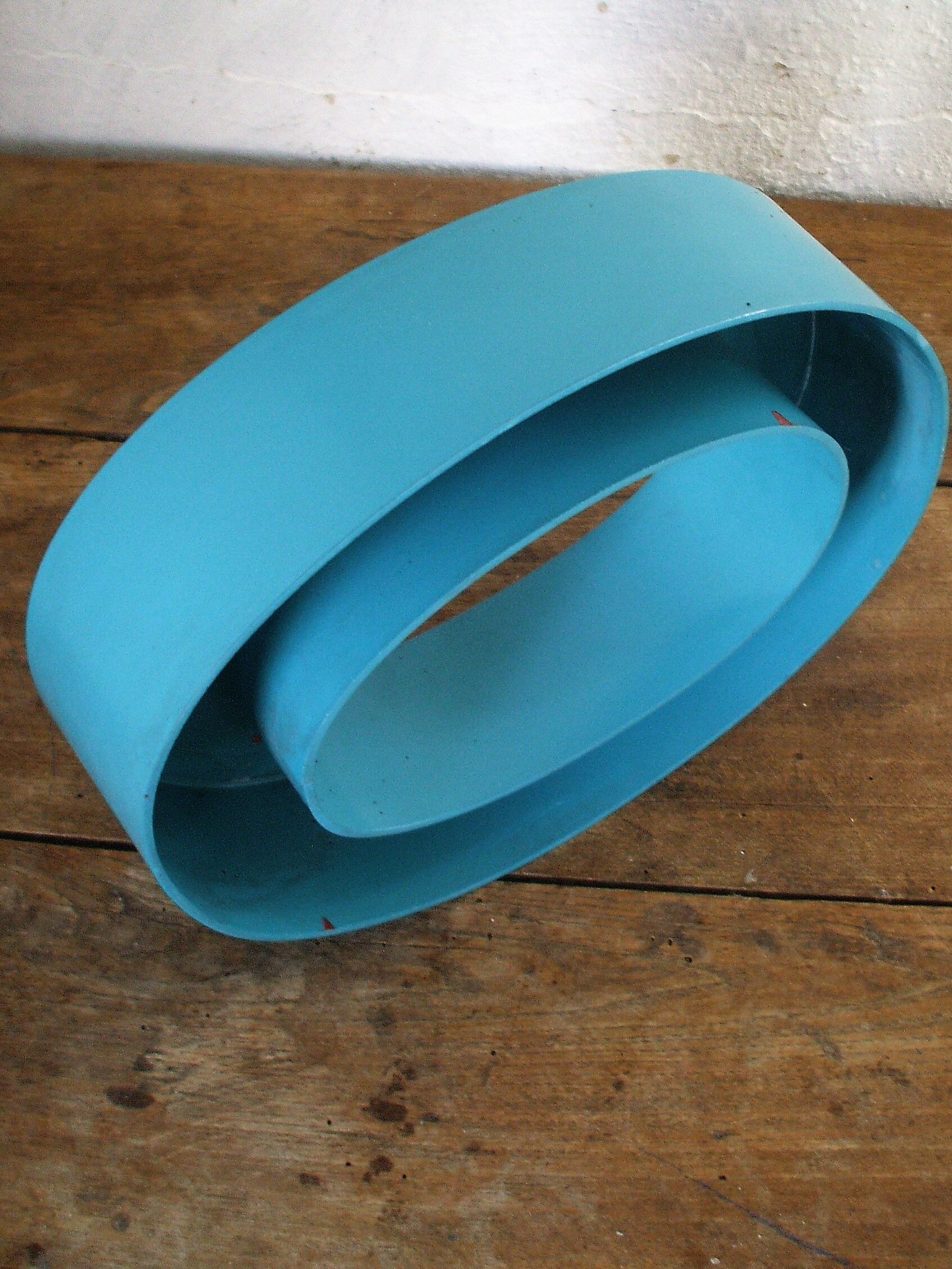 Letter to sign Plexiglas 'blue' (O)