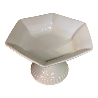 White porcelain compotier