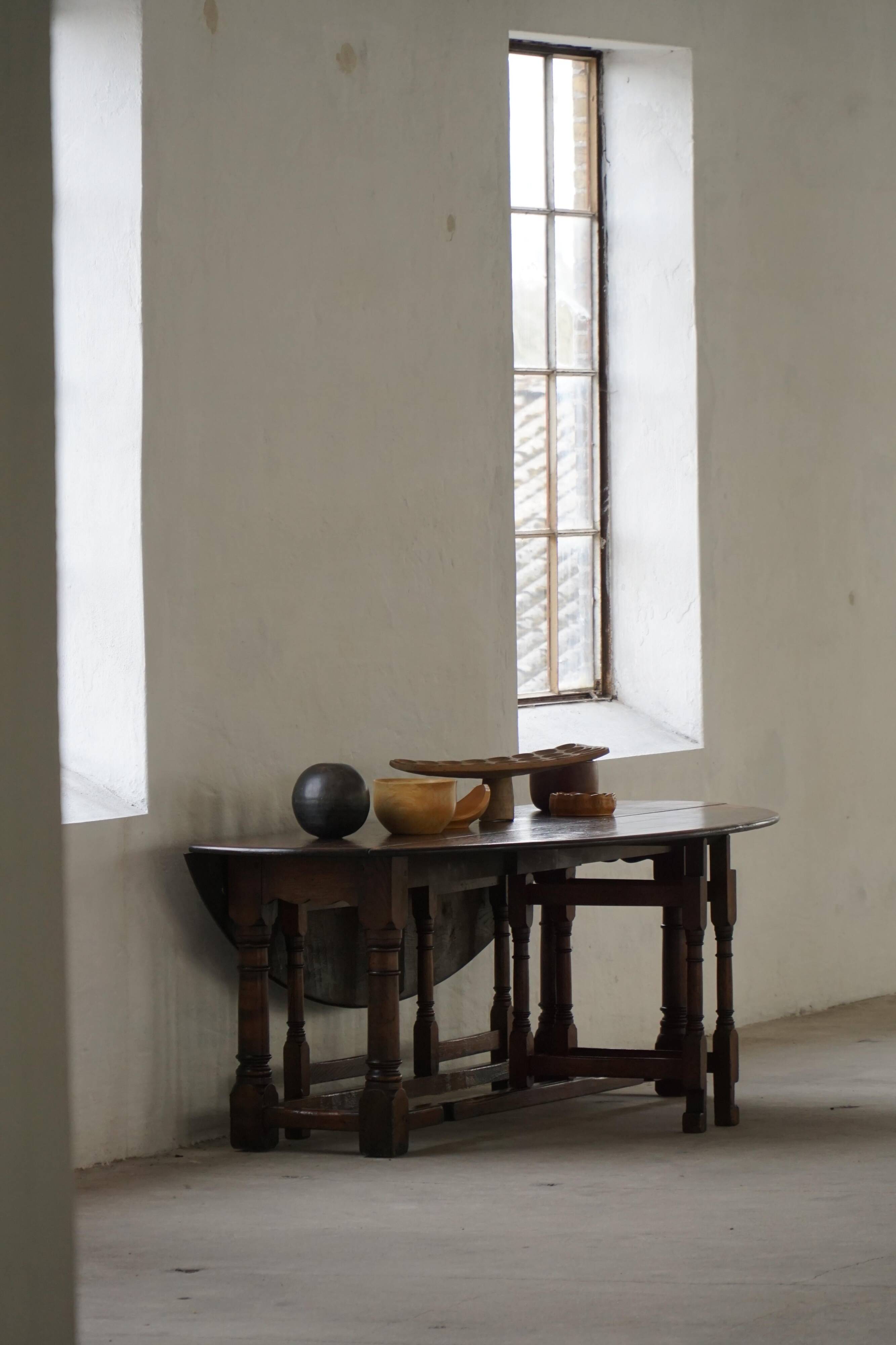 Grande table de salle à manger / console moderne française, milieu du 20e siècle