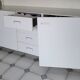 Bahut blanc Ligne Roset modèle Travel
