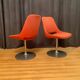 Paire de chaises pivotantes « Polaris » exclusives par Eero Aarnio, Asko Export, Finlande, années 1970.