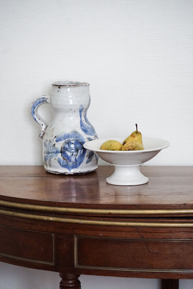 Game table Louis XVI half-moon