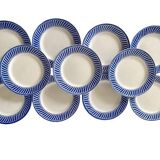 Assiettes à dessert Digoin "Jacquot"