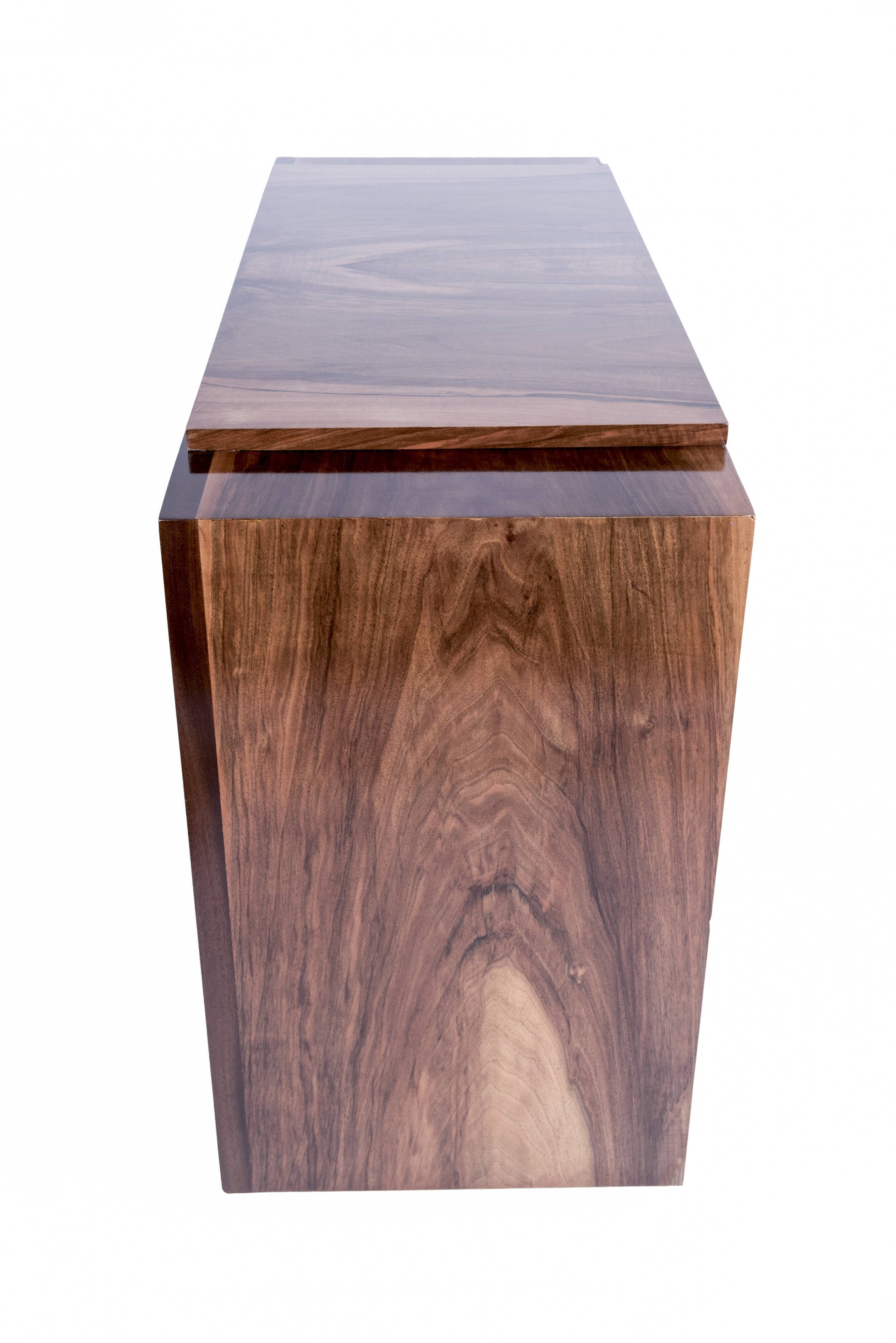 De Coene workshop art-deco walnut chest of drawers