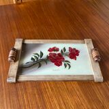 Art deco tray 1930 flowers