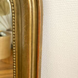 Louis Philippe Mirror beaded carved gold  74x98cm