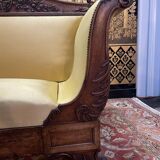 Sofa - Restoration period bench in mahogany