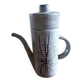 Pitcher by Henri Cimal in ceramic from Vallauris for the Palissy gallery.