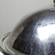 Vintage silver-plated foie gras bell duck handle from the 60s-80s.