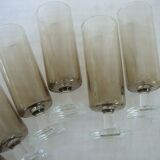 Set of 6 vintage champagne flutes