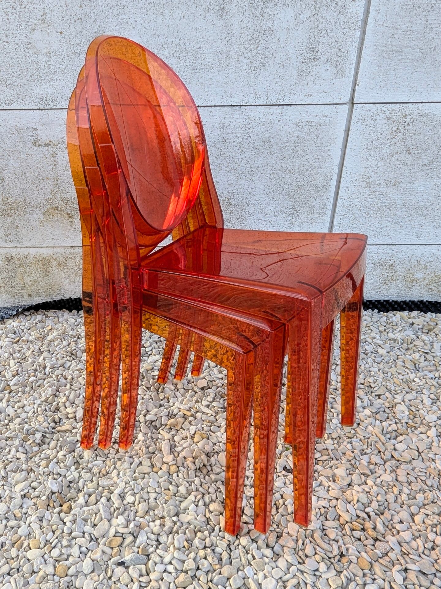 chaises Ghost Kartell design  Starck