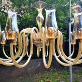 De majo murano sixteen arm chandelier 1950/60