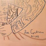 Lithograph Jean Cocteau 1963