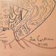 Lithographie Jean Cocteau 1963