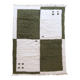 Contemporary Green and White Rug - 352 x 254 cm