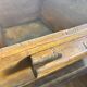 Large vintage wooden dough trough – 65 × 50 cm