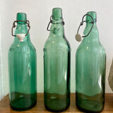 Lot of 3 old beer bottles from Marseille